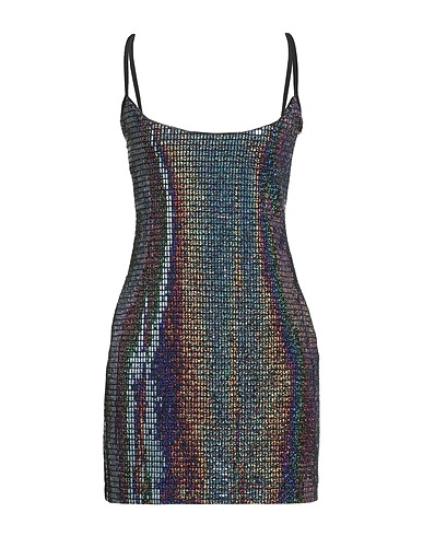 CHIARA FERRAGNI Sequin dress Black 86% Polyamide, 9% Polyester, 5% Elastane