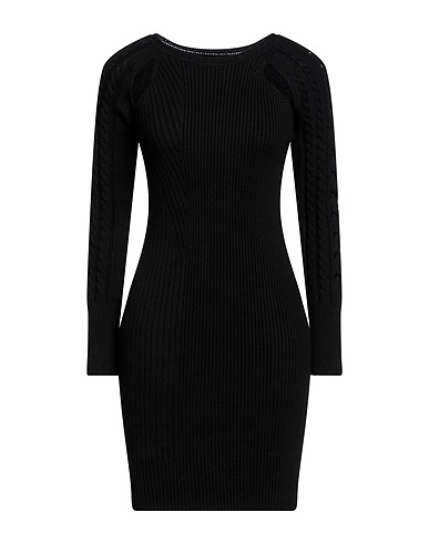 PINKO Sheath dress Black 50% Viscose, 26% Polyamide, 24% Polyester