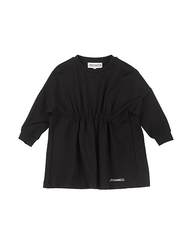 SIMONETTA Baby dress Black 100% Cotton