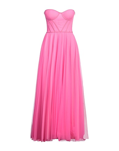 19:13 DRESSCODE Vestito lungo Fucsia 100% Poliestere