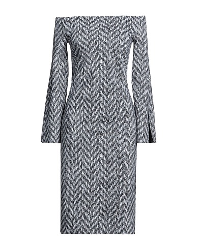CHIARA BONI LA PETITE ROBE Midi-Kleid Braungrau 72% Polyamid, 28% Elastan