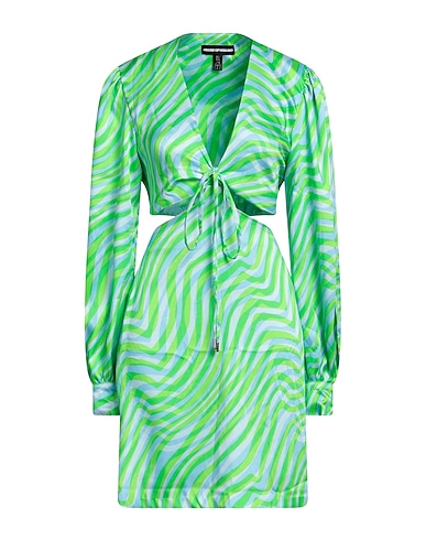 HOUSE OF HOLLAND Short dress Green 100% Polyester