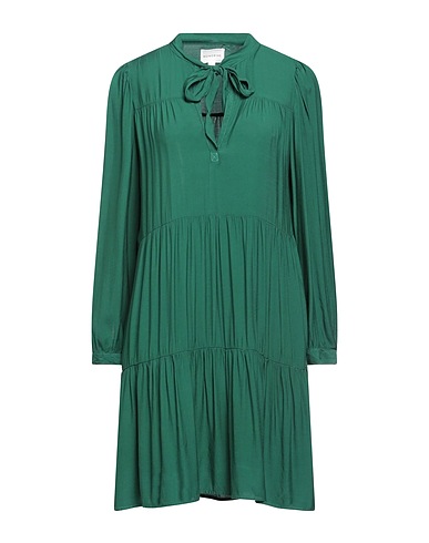 HONORINE Short dress Green 56% Viscose, 44% Rayon