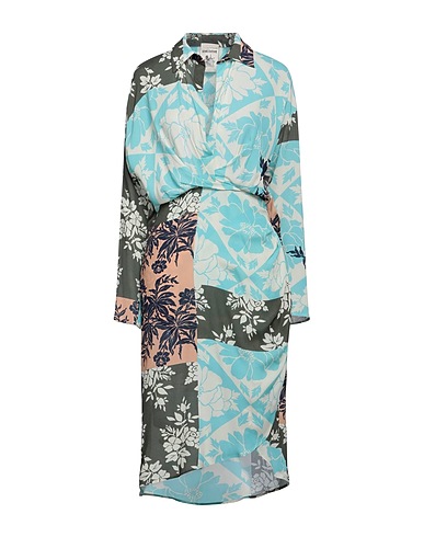 SEMICOUTURE Short dress Light blue 100% Viscose