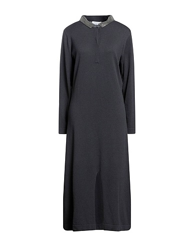FABIANA FILIPPI ニットドレス 鉛色 バージンウール 75% / シルク 15% / カシミヤ 10%