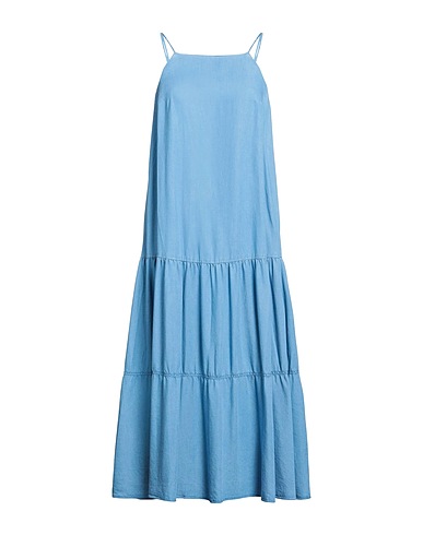 MOTHER OF PEARL Vestito midi Celeste 100% Lyocell