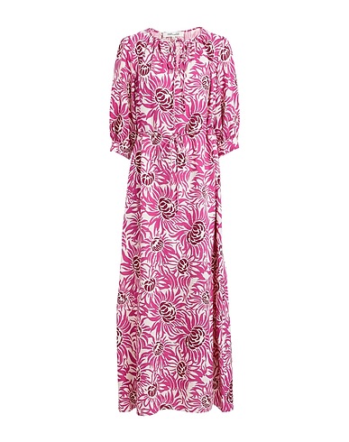 DIANE VON FURSTENBERG Vestito estivo Magenta 80% Viscosa, 20% Poliammide