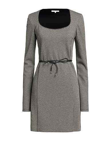 PATRIZIA PEPE Short dress Black 53% Viscose, 25% Polyamide, 20% Polyester, 2% Elastane