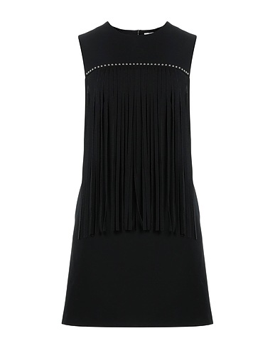 ERMANNO FIRENZE Short dress Black 90% Polyester, 10% Elastane