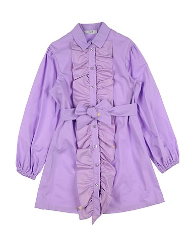 MSGM Dress KIDS Lilac 100% Cotton