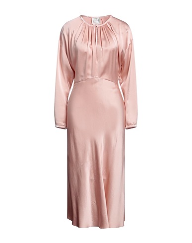 FORTE_FORTE Midi dress Blush 100% Silk