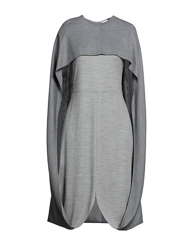 BURBERRY Short dress Grey 96% Virgin Wool, 4% Polyamide