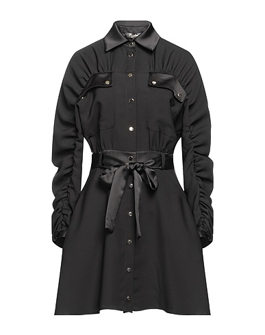 EUREKA by BABYLON Vestito chemisier Nero 96% Poliammide, 4% Elastan