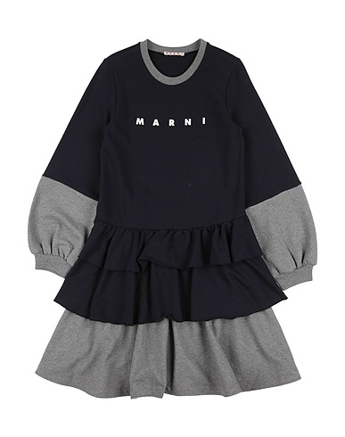 MARNI Dress Charcoal 100% Cotton, Elastane