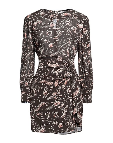 BA&SH Short dress Dark brown 100% Viscose
