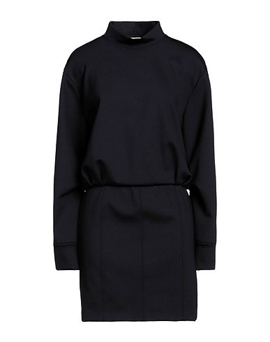 SEMICOUTURE Short dress Black 86% Polyamide, 14% Elastane