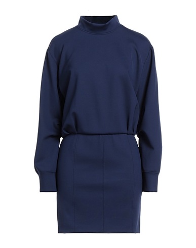SEMICOUTURE Short dress Blue 86% Polyamide, 14% Elastane