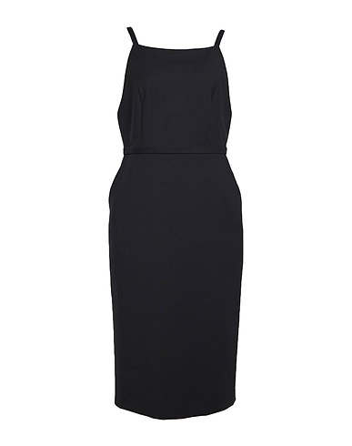 BA&SH Midi dress Black 95% Cotton, 5% Viscose