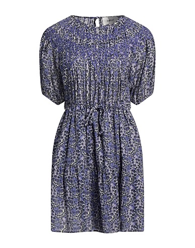 BA&SH Short dress Purple 55% Cotton, 45% Viscose, Polyester