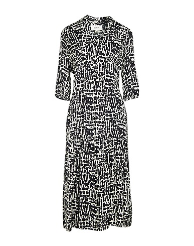 BA&SH Midi dress Black 100% Viscose