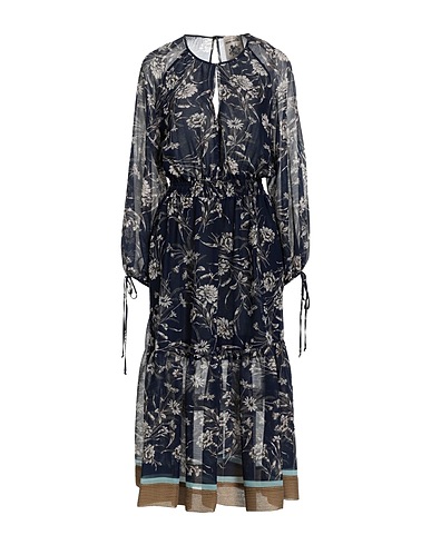 SEMICOUTURE Midi dress Navy 100% Polyester
