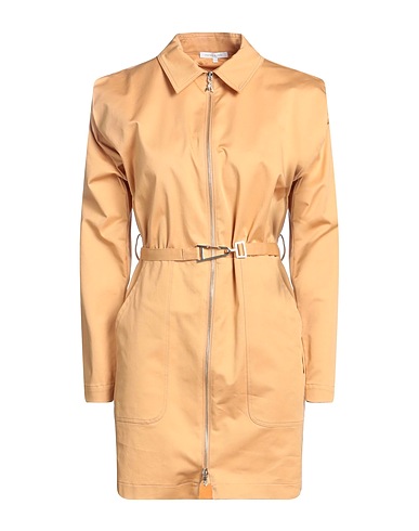 PATRIZIA PEPE Shirt dress Apricot 98% Cotton, 2% Elastane