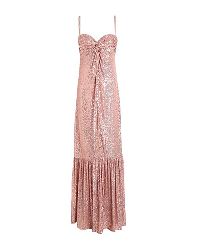 ELISABETTA FRANCHI Long dress Blush 90% Polyester, 10% Elastane