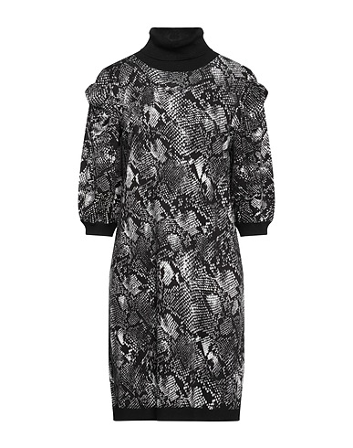 LIU •JO Short dress Black 80% Viscose, 20% Polyamide