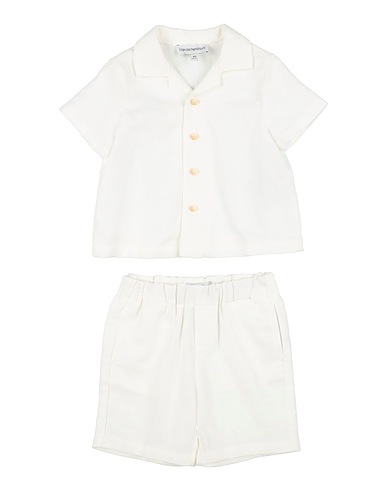 EMPORIO ARMANI Suits White 50% Cotton, 50% Linen
