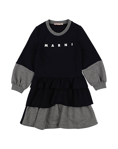 MARNI Dress Midnight blue 100% Cotton, Elastane