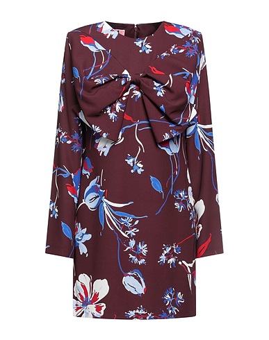 GINA GORGEOUS Short dress Burgundy 100% Polyester