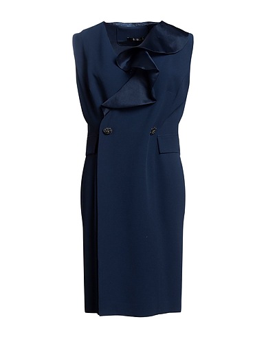 B.19 Milano Shirt dress Navy 79% Acetate, 21% Viscose