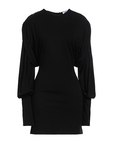 THE ATTICO Vestito corto Nero 60% Rayon, 31% Poliammide, 9% Elastan
