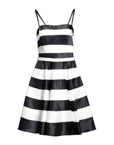 SOLOGIOIE Midi dress Black 100% Polyester