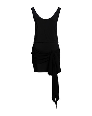 PHILOSOPHY di LORENZO SERAFINI Sheath dress Black 98% Viscose, 2% Elastane