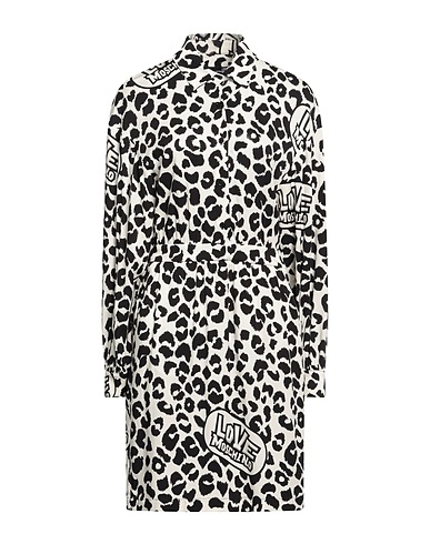 LOVE MOSCHINO Hemdkleid Weiß 97% Viskose, 3% Elastan