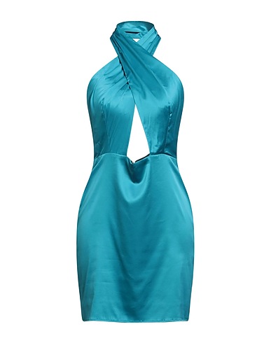 DE LA VALI Midi dress Deep teal 95% Polyester, 5% Elastane