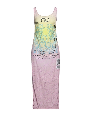 MAISIE WILEN Vestito lungo Verde lime 100% Poliammide