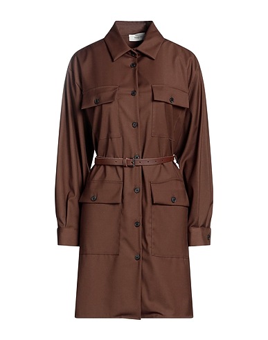 VICOLO Office dress Brown 69% Polyester, 25% Viscose, 6% Elastane
