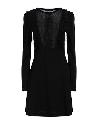 ALBERTA FERRETTI Short dress Black 65% Viscose, 35% Polyamide