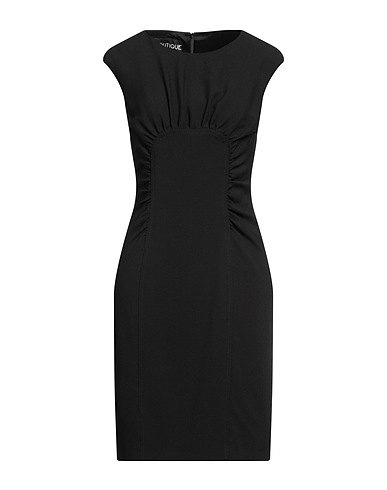 BOUTIQUE MOSCHINO Sheath dress Black 53% Acetate, 47% Viscose