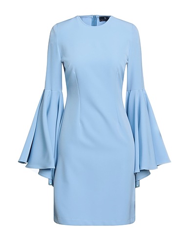 GABRIELE FIORUCCI BUCCIARELLI Short dress Light blue 100% Polyester