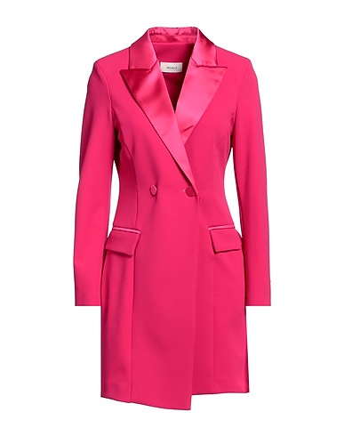 VICOLO Blazer dress Fuchsia 95% Polyester, 5% Elastane