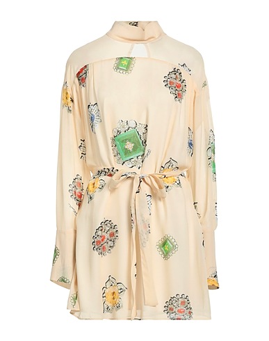 JUST CAVALLI Short dress Beige 100% Viscose
