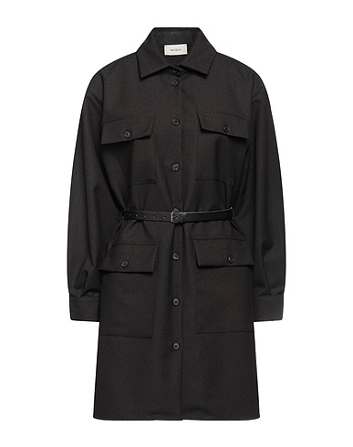 VICOLO Office dress Charcoal 69% Polyester, 25% Viscose, 6% Elastane