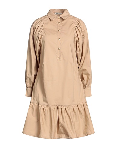 YES ZEE by ESSENZA Shirt dress Sand 100% Cotton