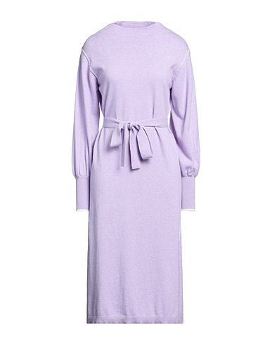 AKEMI Vestito midi Lilla 40% Lana, 30% Viscosa, 20% Poliammide, 10% Cachemire