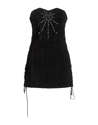 GUESS Robe courte Noir Cuir