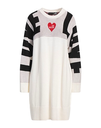 LOVE MOSCHINO Robes courtes 50% Acrylique, 50% Laine