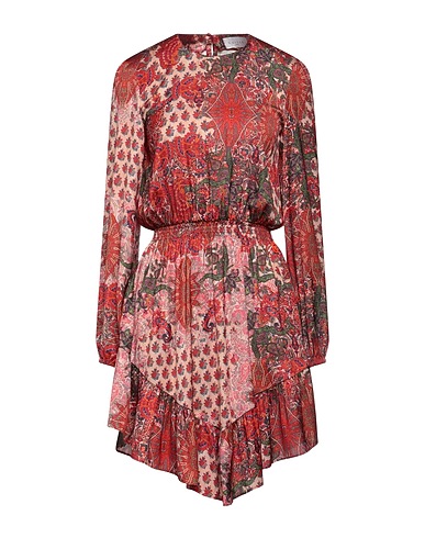 GAëLLE Paris Kurzes Kleid Rostrot 100% Polyester